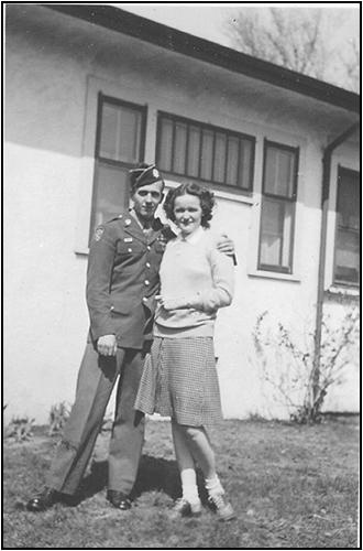 Joe and Betty Bronk 1945.